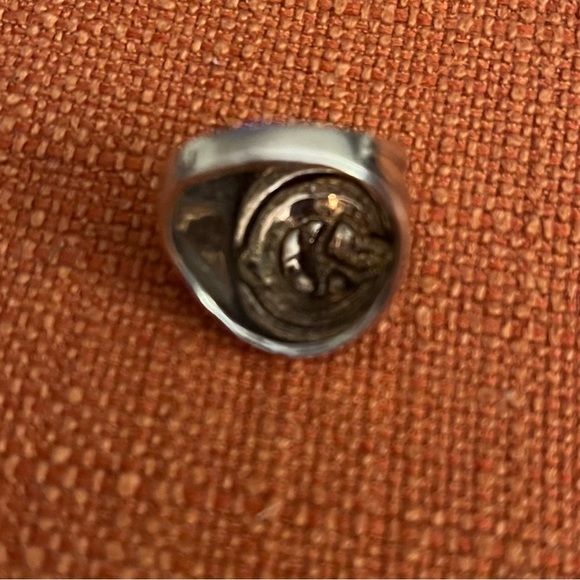 World War II Sterling Silver Honorable Discharge Ruptured Duck Ring - Picture 8 of 8